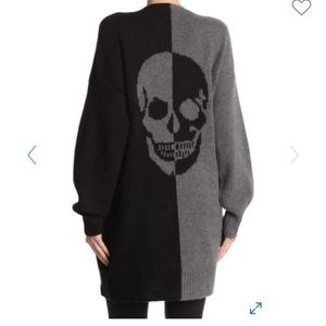 Skull Cashmere Cardigan